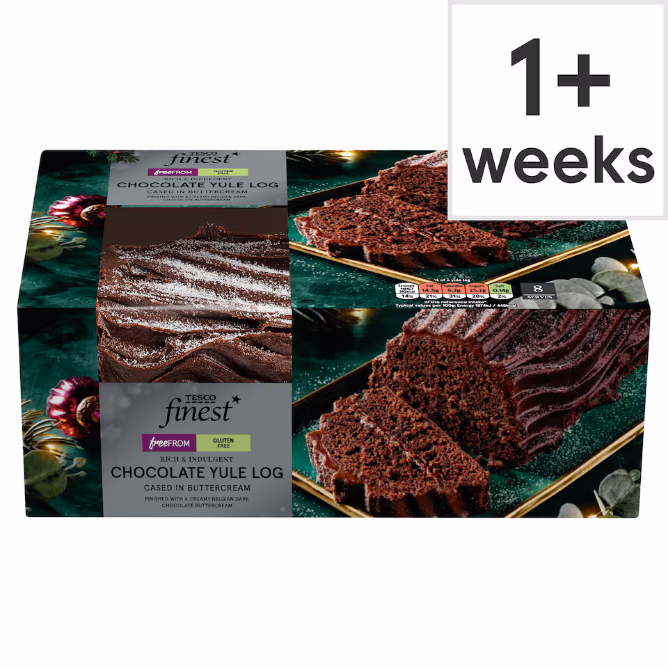 Tesco Finest Free From Chocolate Yule Log