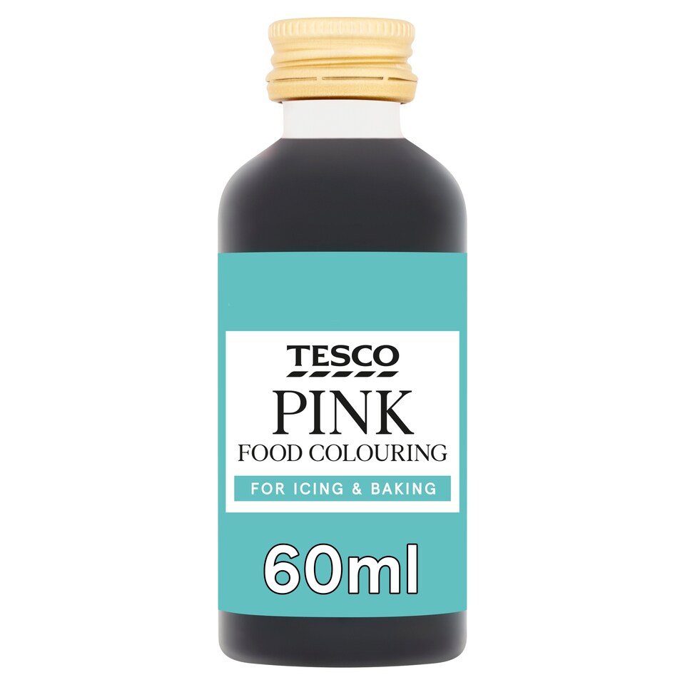 Tesco Pink Food Colouring 60ml