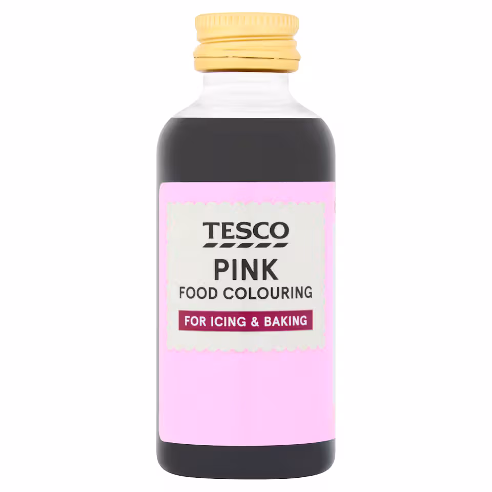 Tesco Pink Food Colouring 60ml