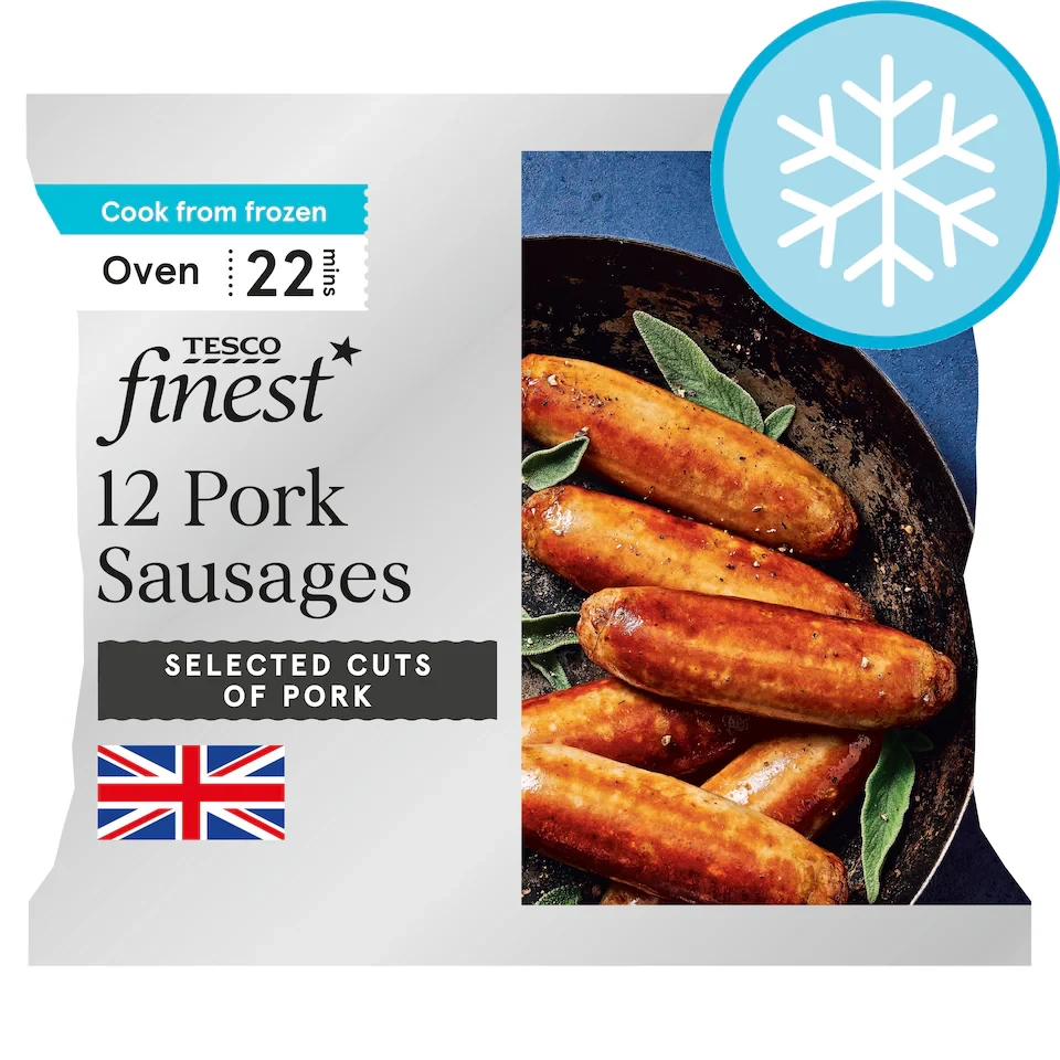 Tesco Finest 12  Pork Sausages 700g
