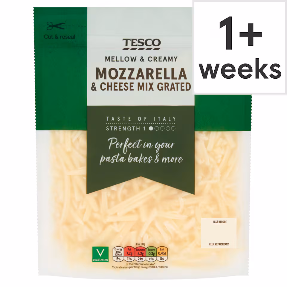 Tesco Mozzarella & Cheese Mix 250g