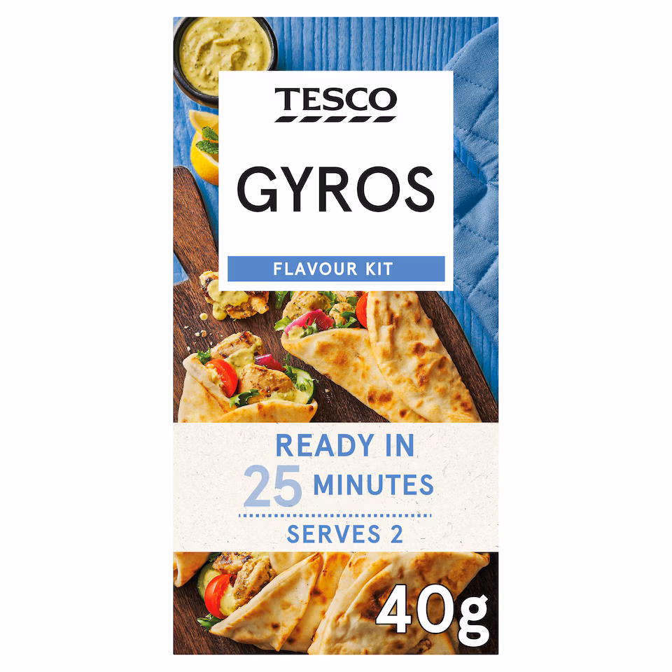 Tesco Gyros Flavour Kit 40g
