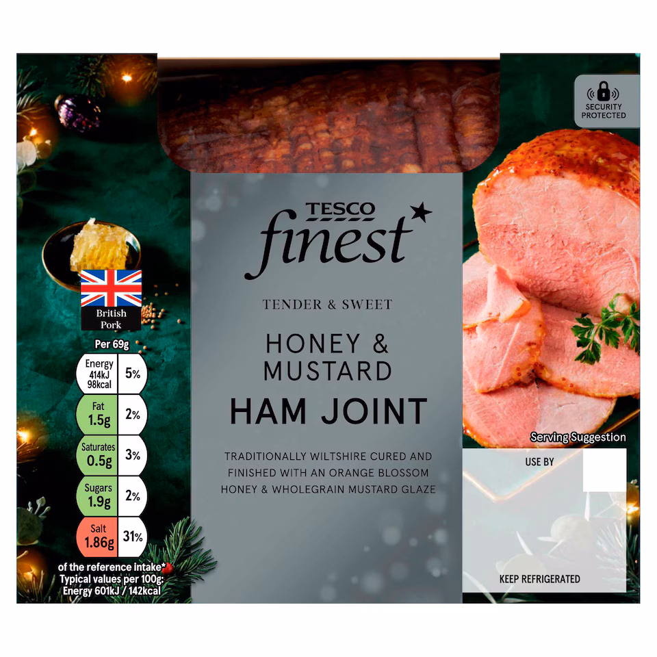 Tesco Finest Honey & Wholegrain Mustard Ham Joint 780g