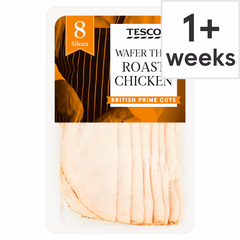 Tesco British Wafer Thin Roast Chicken Slices 120g