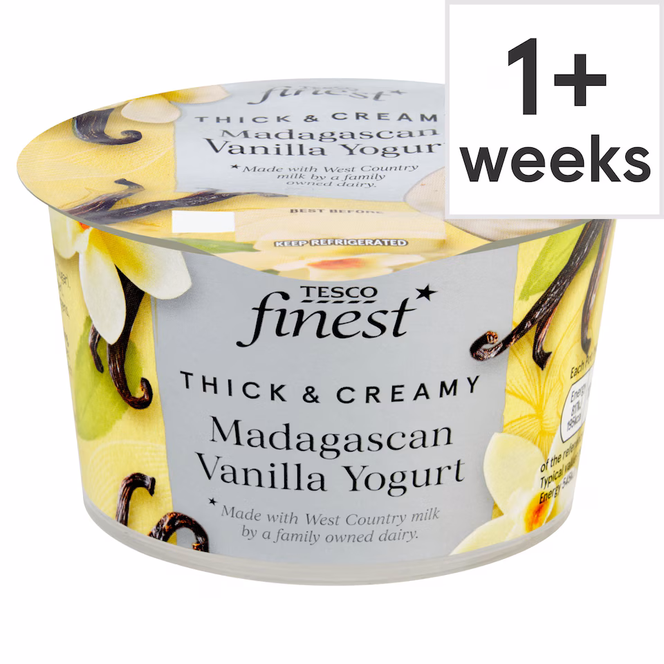 Tesco Finest Madagascan Vanilla Yogurt 150G