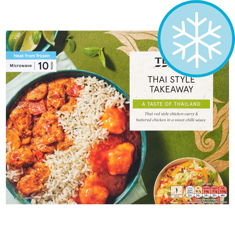 Tesco Thai Red Curry Banquet Meal For One 550g
