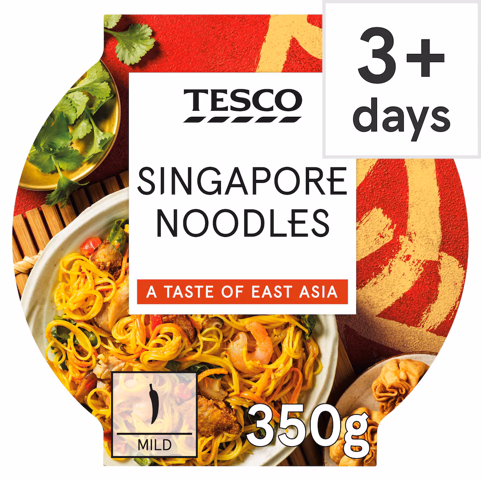 Tesco Singapore Noodles 350G