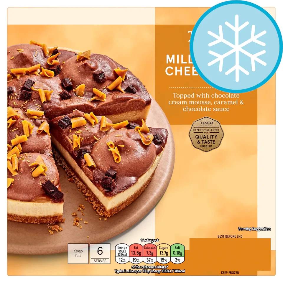 Tesco Millionaires Cheesecake 450g