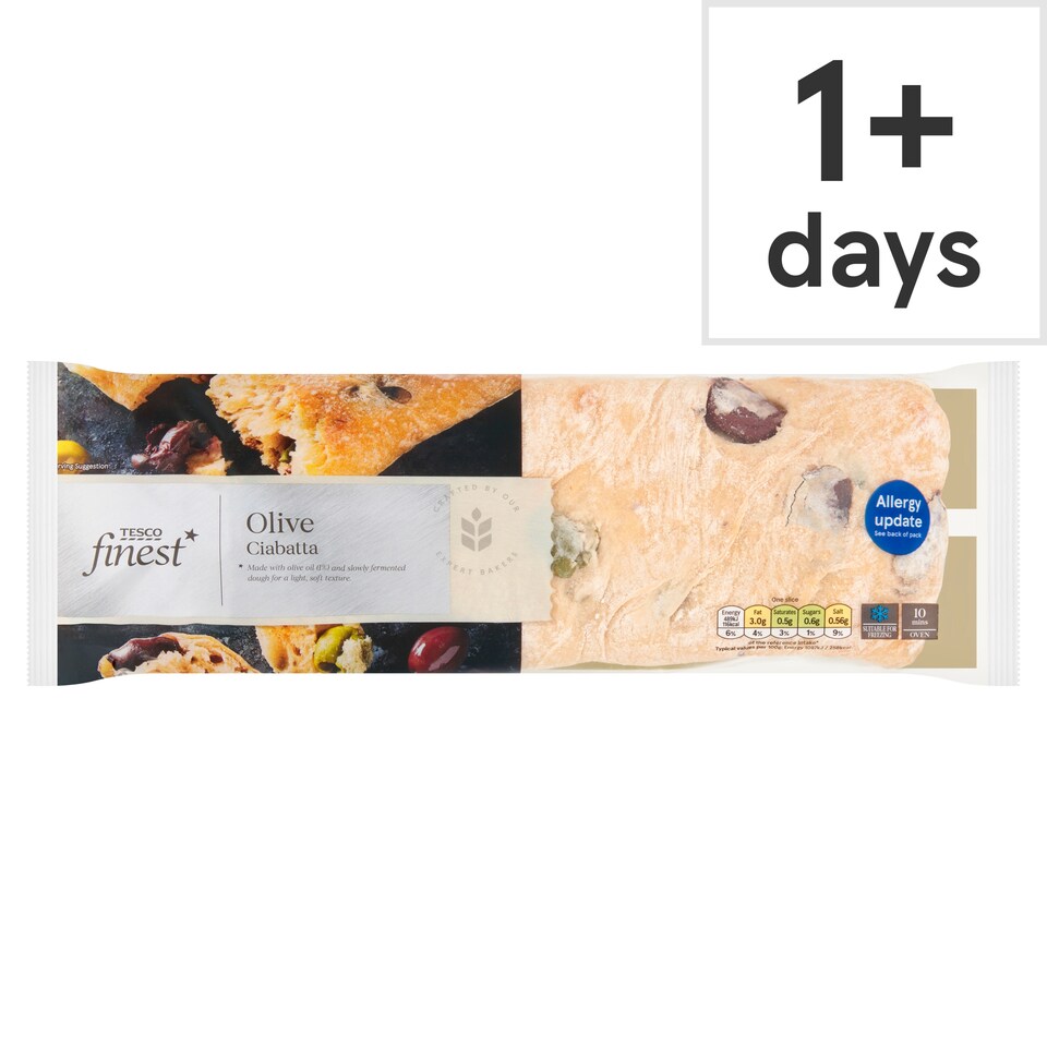 Tesco Finest Olive Ciabatta 270g