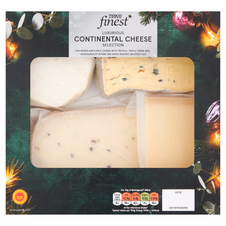Tesco Finest Luxurious Continental Cheese Selection 475g