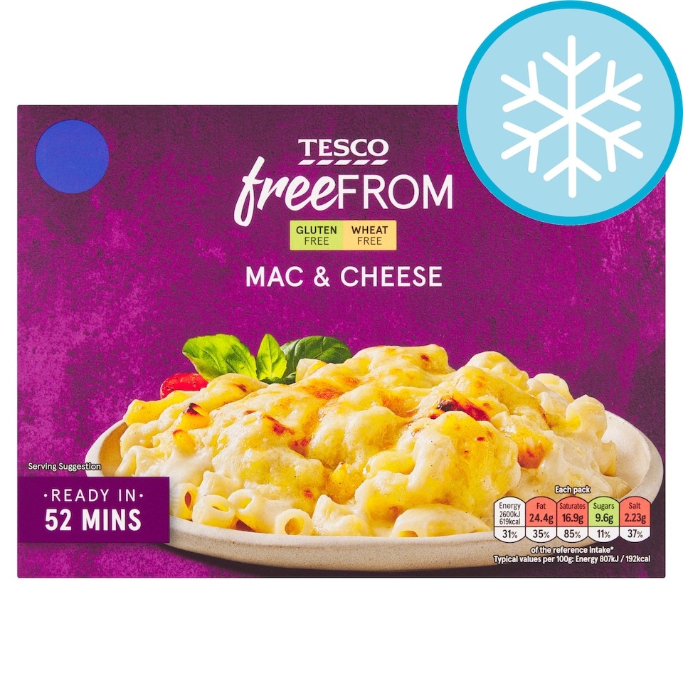TESCO FREE FROM MAC & CHEESE 350g