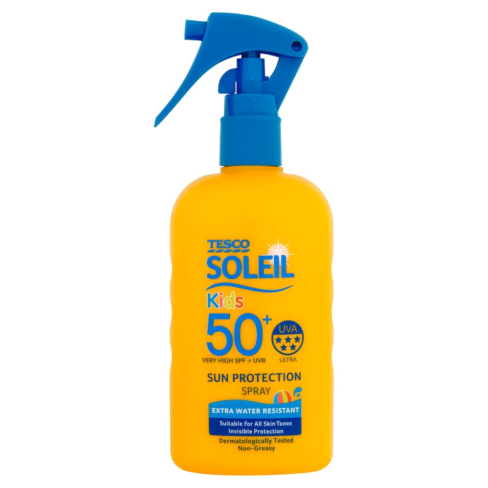 Tesco Soleil Kids Sun Protection Trigger Spray SPF50+ - 200ml