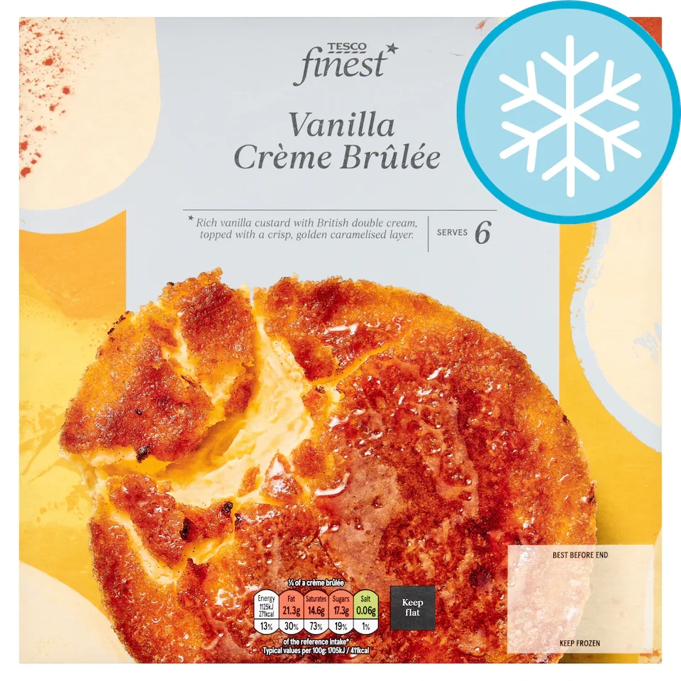 Tesco Finest Vanilla Creme Brulee 395g