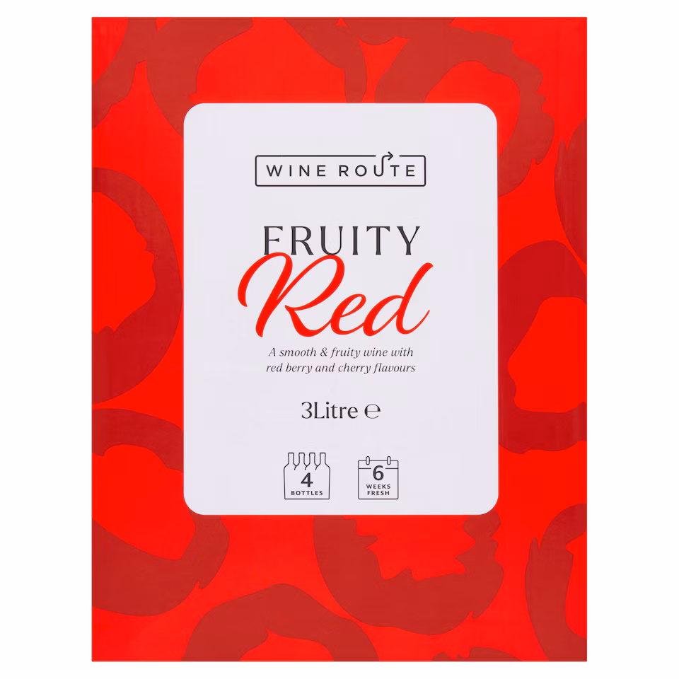 Wine Route Fruity Red Wine 3L