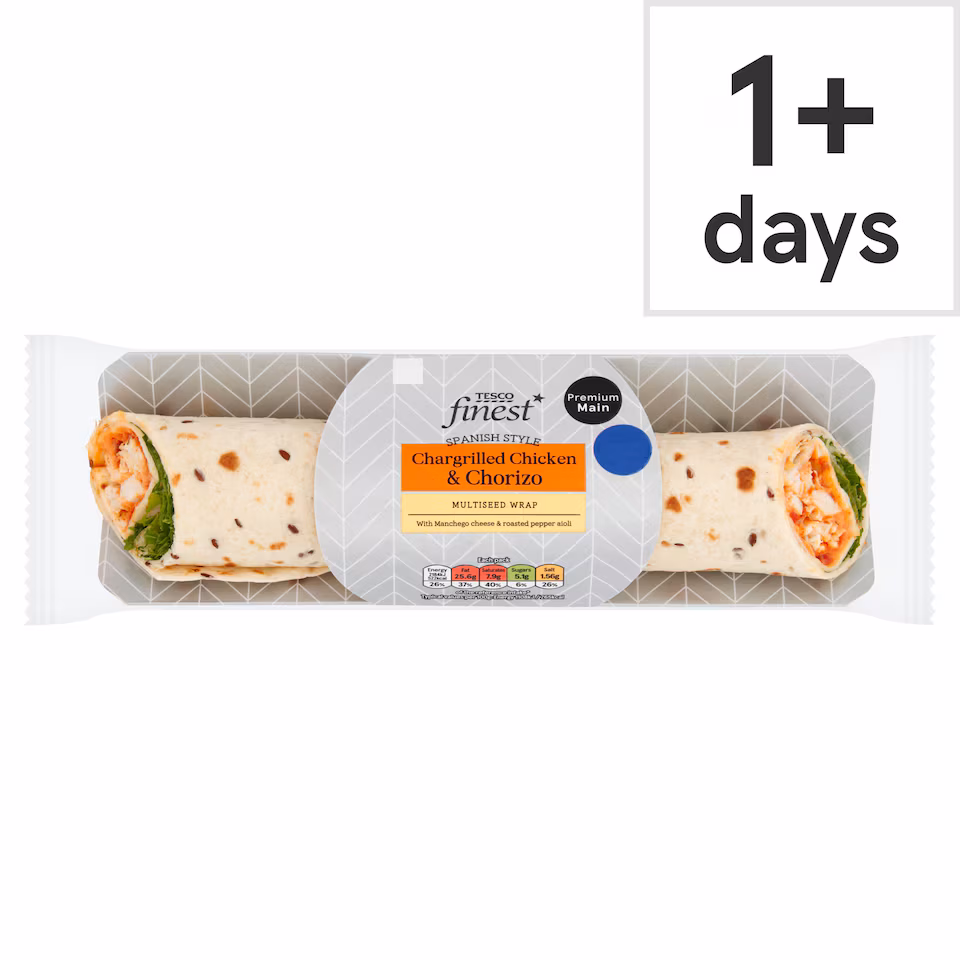 Tesco Finest Chicken, Chorizo & Manchego Wrap
