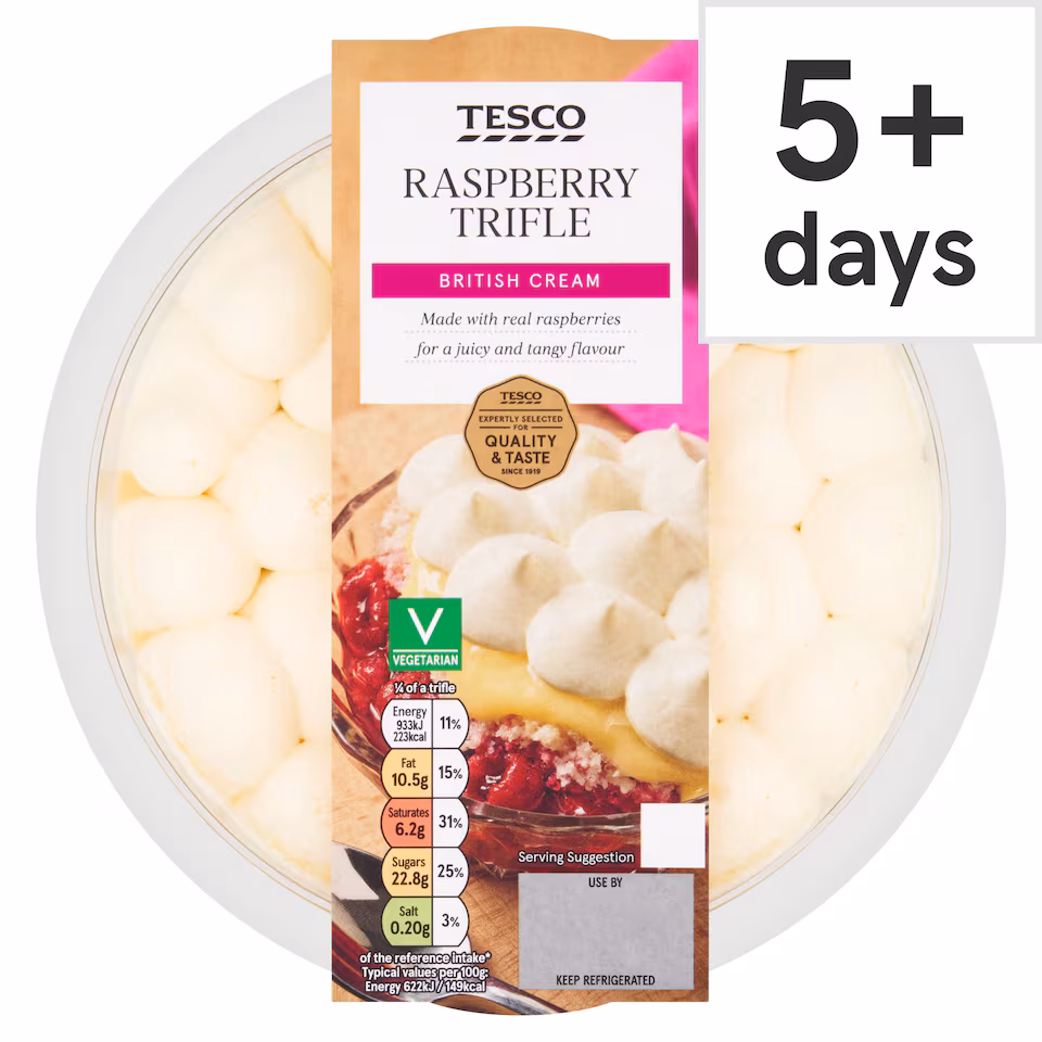 Tesco Raspberry Trifle 600g