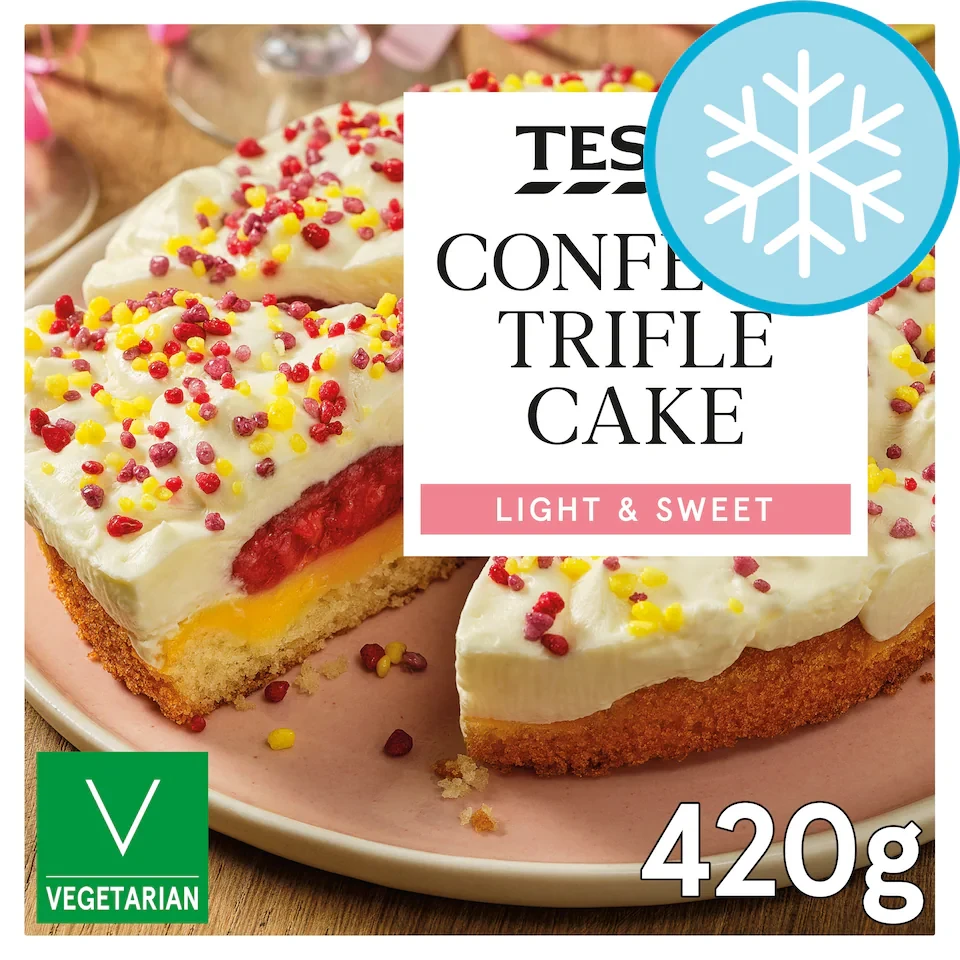Tesco Confetti Trifle Cake 420g