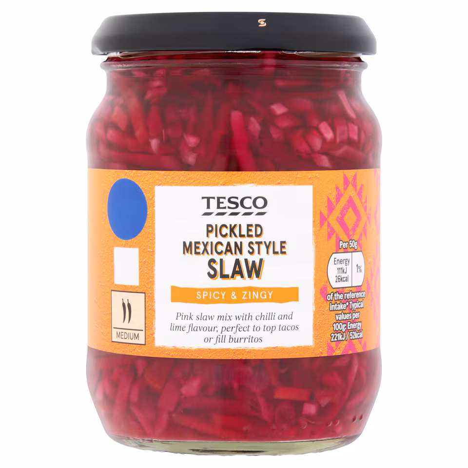 Tesco Pickled Mexican Style Slaw 340g