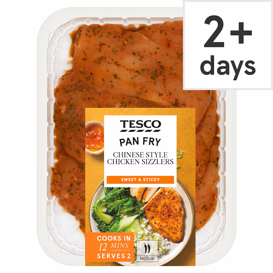Tesco Pan Fry Chinese Style Chicken Sizzlers 318g