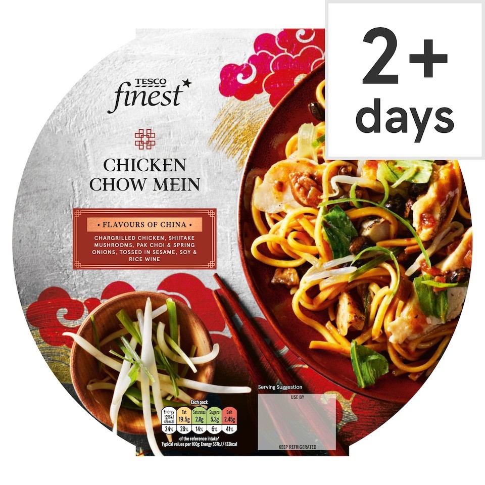 Tesco Finest Chicken Chow Mein 380G