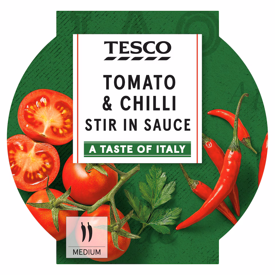 Tesco Tomato & Chilli Stir In Sauce 155G