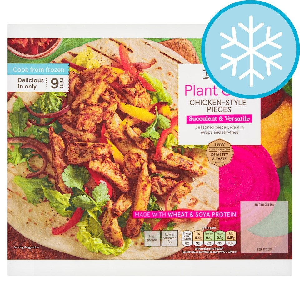 Tesco Plant Chef Chicken-Style Pieces 300G