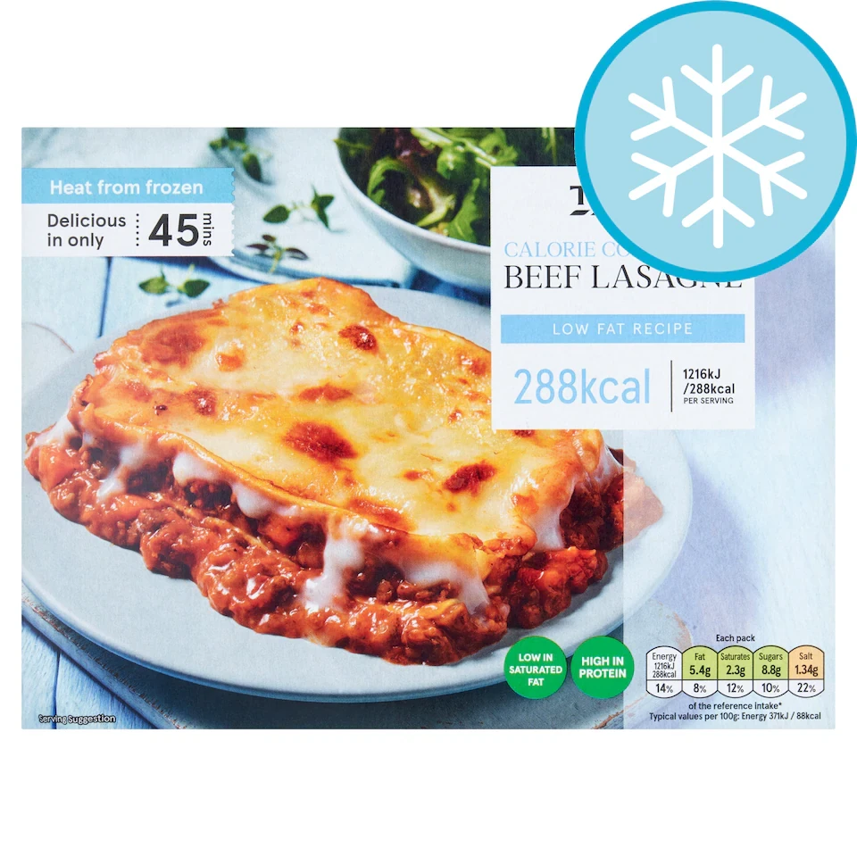 Tesco Calorie Controlled Lasagne 350G