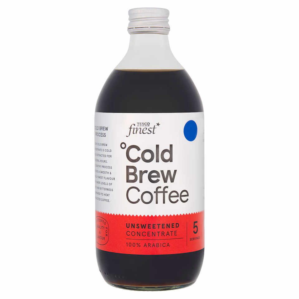 Tesco Finest Unsweetened Cold Brew Coffee Concentrate 500ml