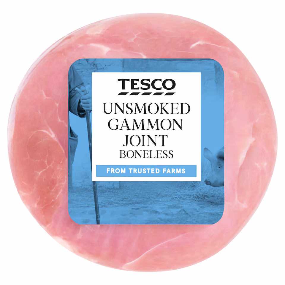 Tesco Unsmoked Gammon Joint 750G