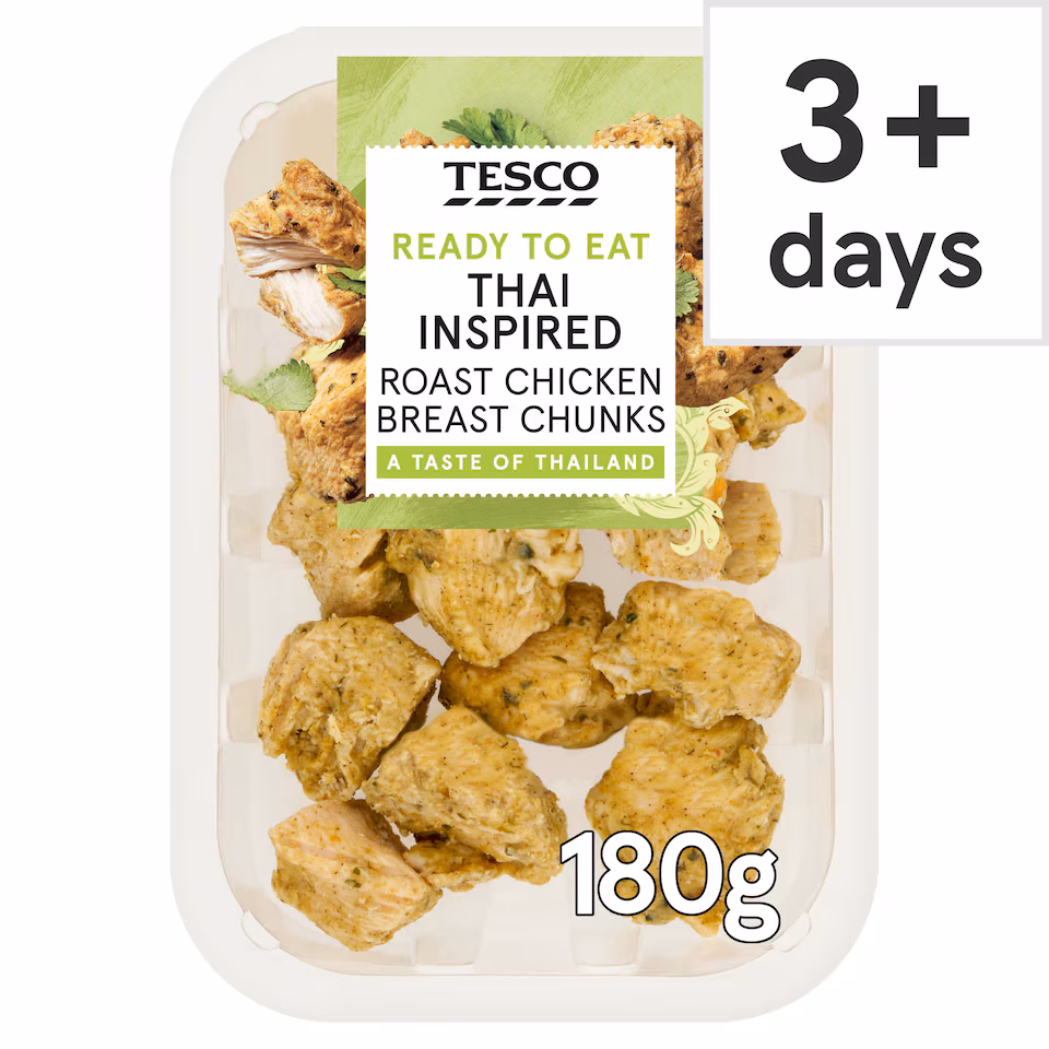 Tesco Thai Inspired Roast Chicken Breast Chunks 180g