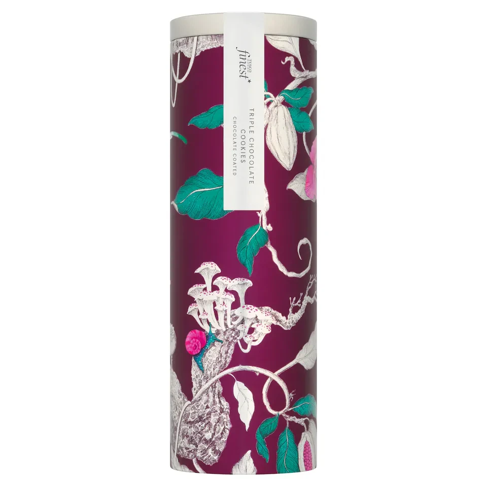 Tesco Finest Triple Chocolate Cookies Tin 390g