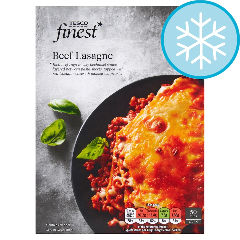 Tesco Finest Beef Lasagne 400g