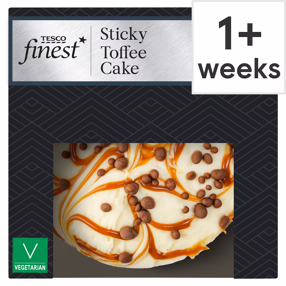 Tesco Finest Sticky Toffee Cake 10 Servings