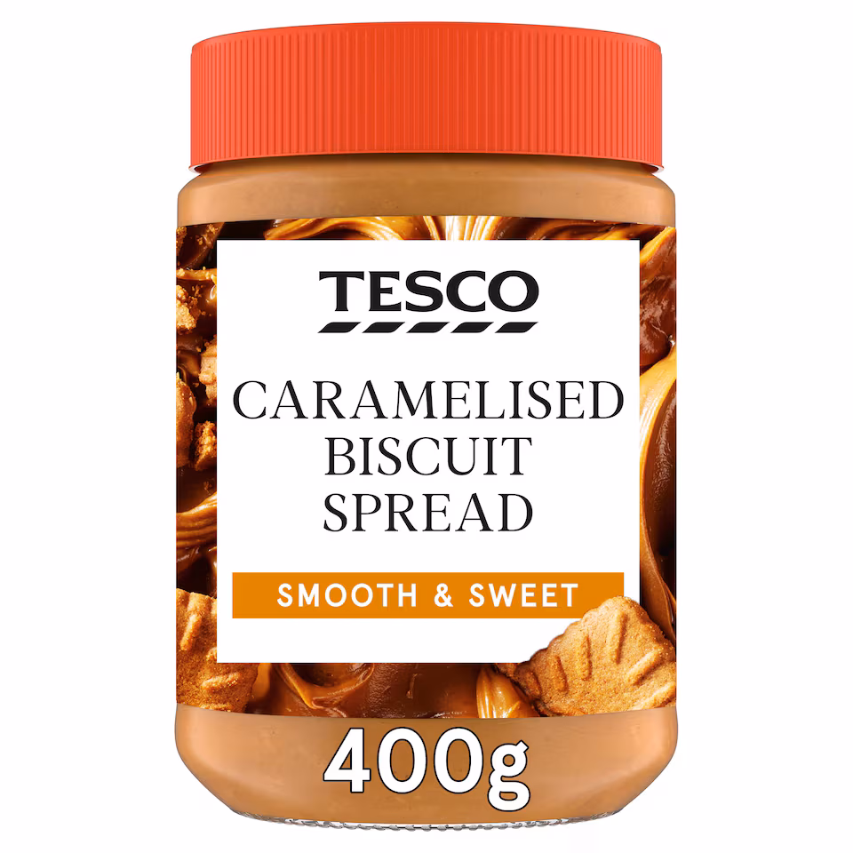 Tesco Caramelised Biscuit Spread Smooth 400g