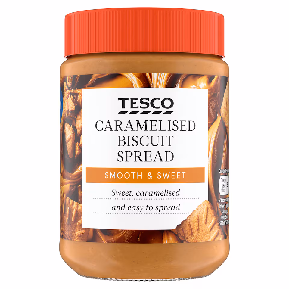 Tesco Caramelised Biscuit Spread Smooth 400g
