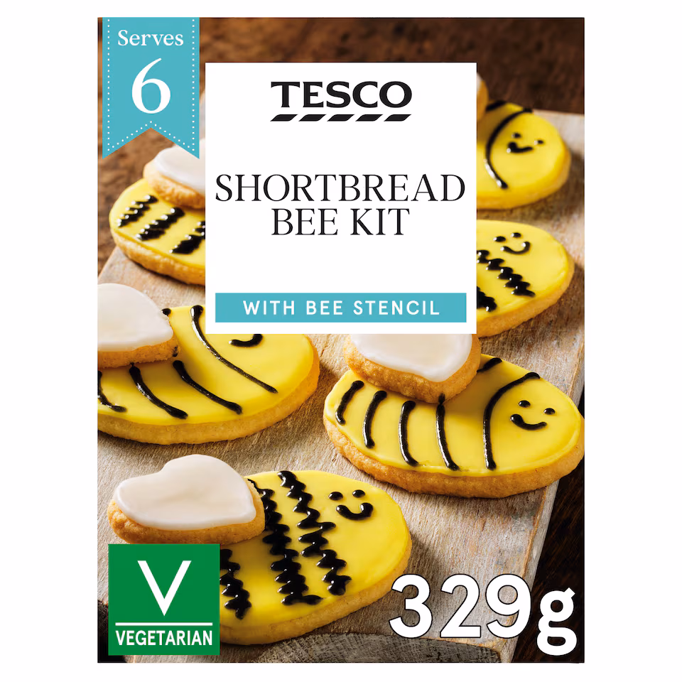 Tesco Shortbread Bee Kit 329g
