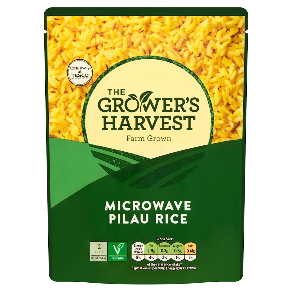 Growers Harvest Microwave Pilau Rice 250Ml
