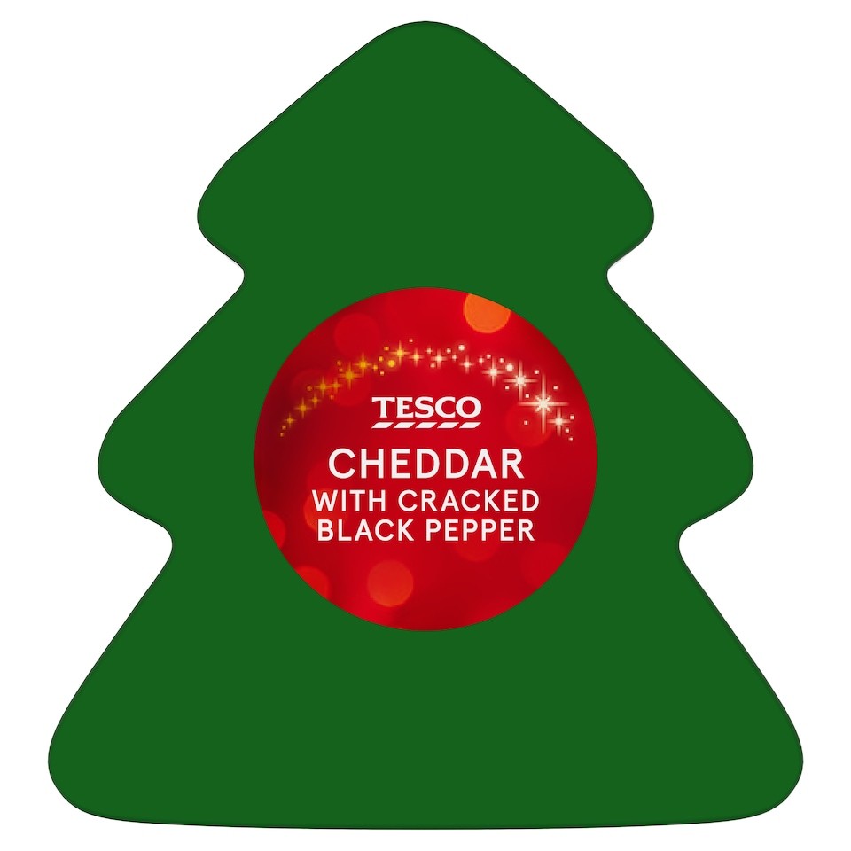 Tesco Cheddar with Cracked Black Pepper Truckle 180g