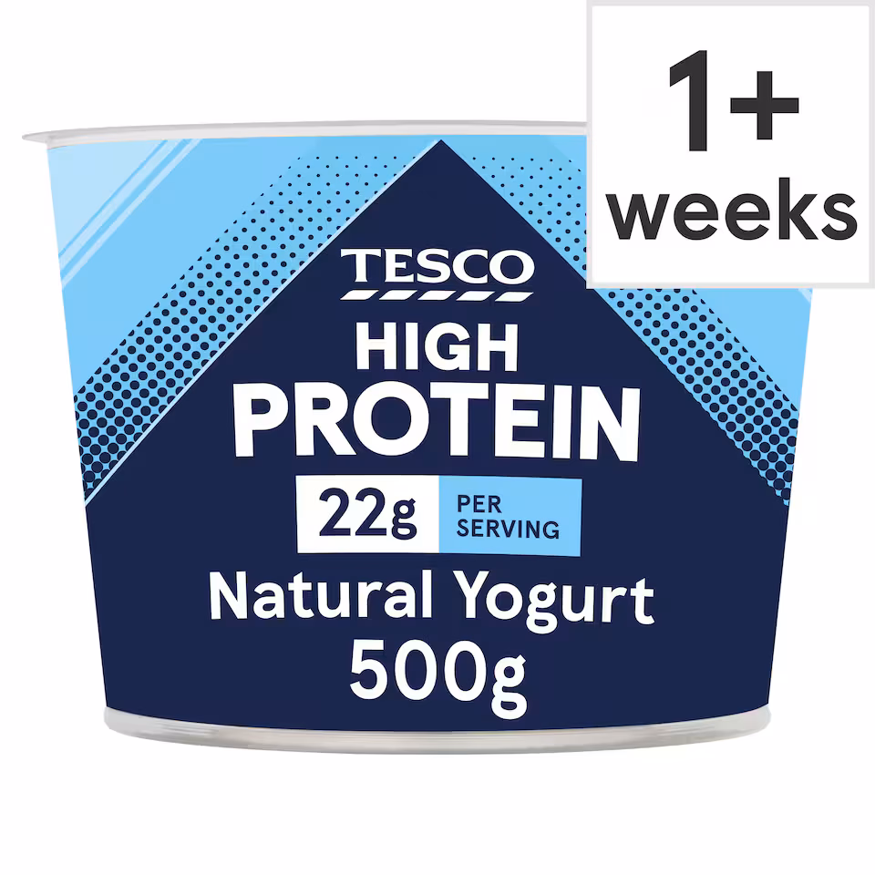 Tesco High Protein Natural Yogurt 500g
