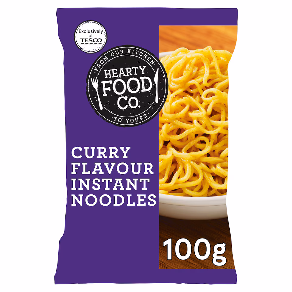 Hearty Food Co. Curry Flavour Instant Noodles 100G