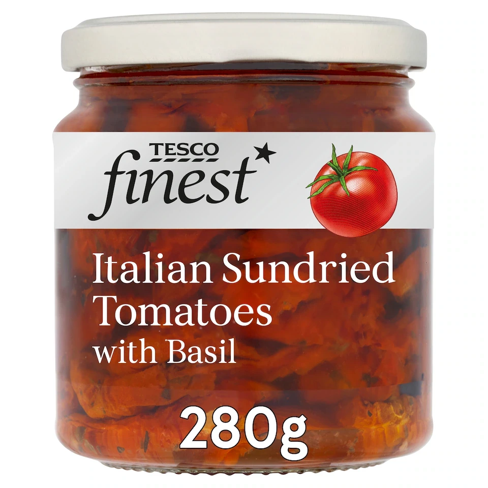 Tesco Finest Italian Sundried Tomatoes with Basil 280g