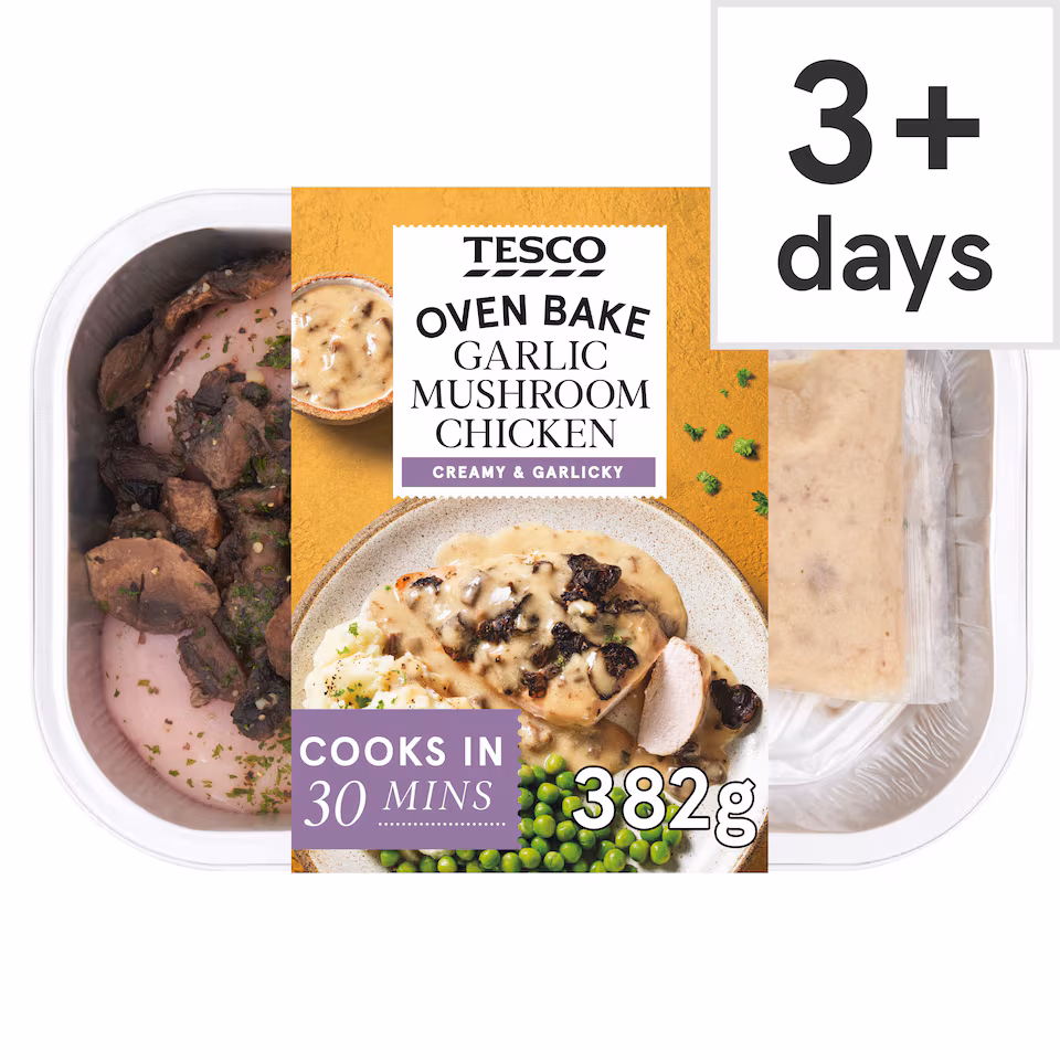 Tesco Garlic Mushroom Chicken 382G