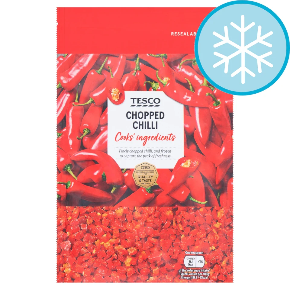 Tesco Chopped Chilli 75g