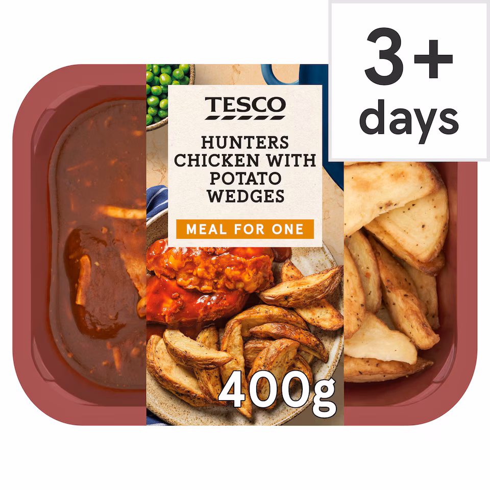 Tesco Hunters Chicken with Potato Wedges 400g