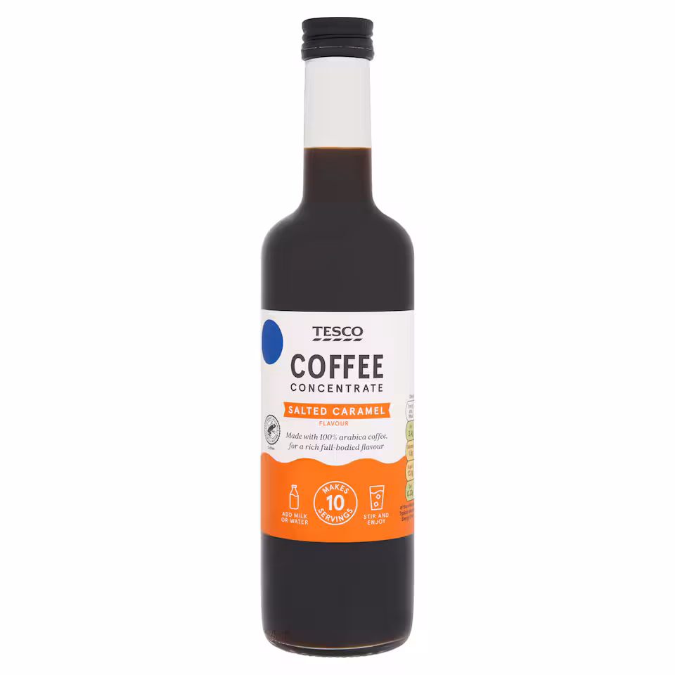 Tesco Salted Caramel Flavour Coffee Concentrate 500ml