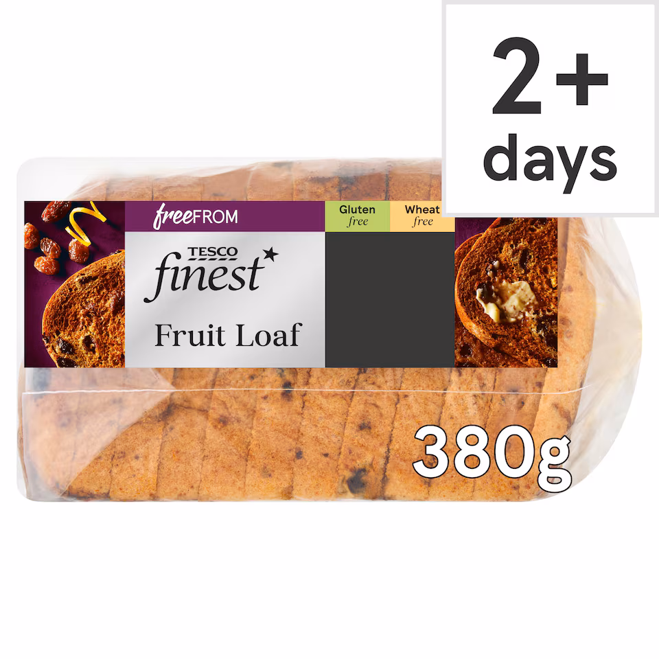 Tesco Finest Free From Fruit Loaf 380g