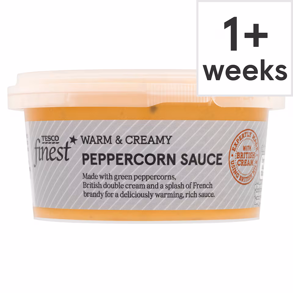 Tesco Finest Steakhouse Peppercorn Sauce 180g