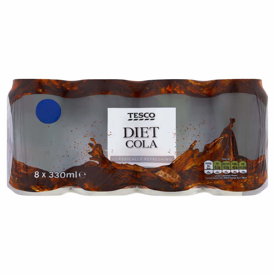 Tesco Diet Cola 8x330ml