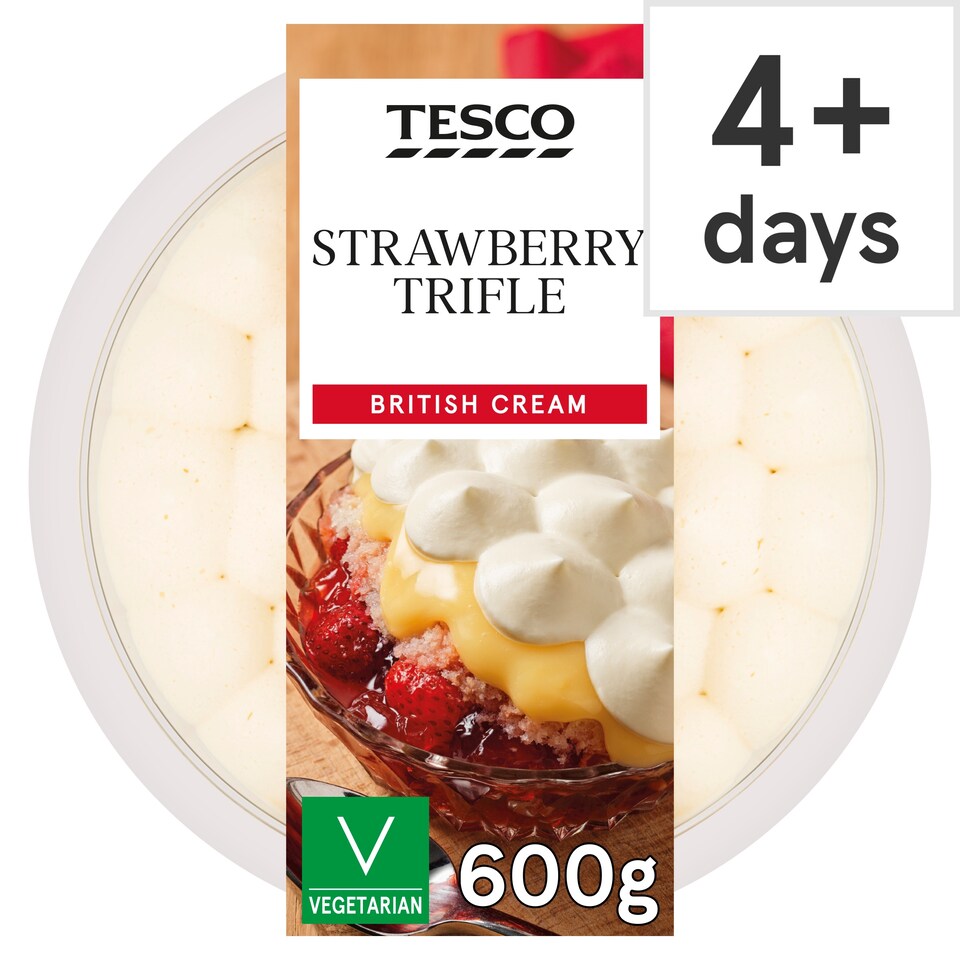 Tesco Strawberry Trifle 600G