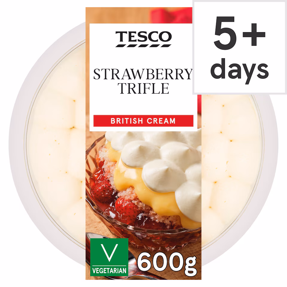 Tesco Strawberry Trifle 600G